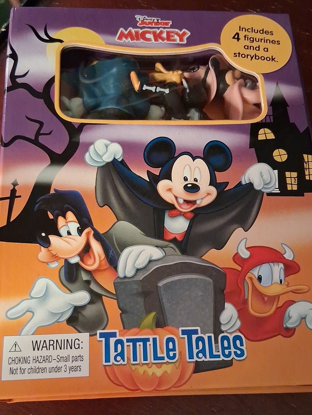 Disney Mickey Tattle Tales Halloween Playset - Orange, Black, Purple